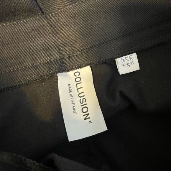 ASOS Collusion Brand Pants w/ Zipper Detail 8 - Picture 6 of 7